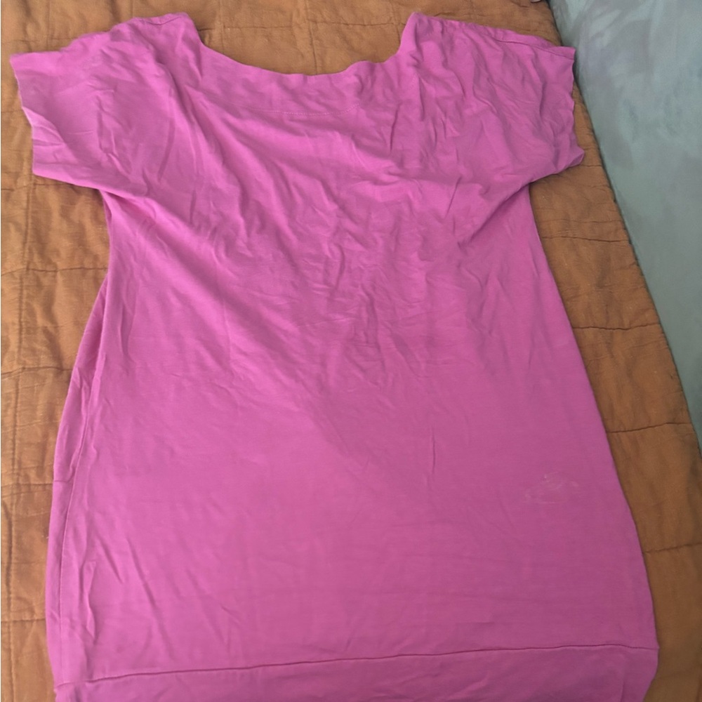 Pink Open Back Shirt